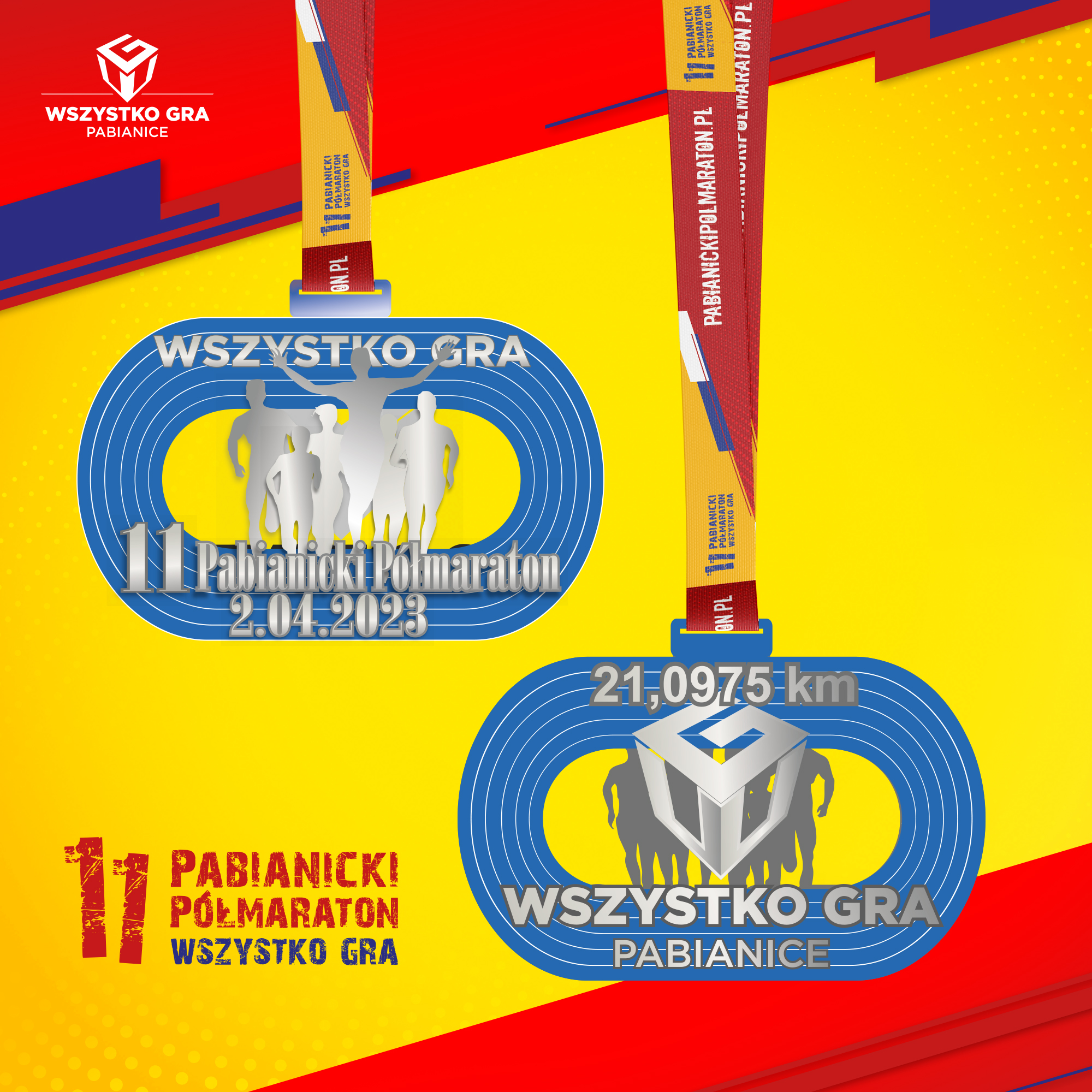 Medal XI Pabianickiego Półmaratonu
